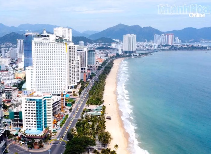 Bãi biển Nha Trang.