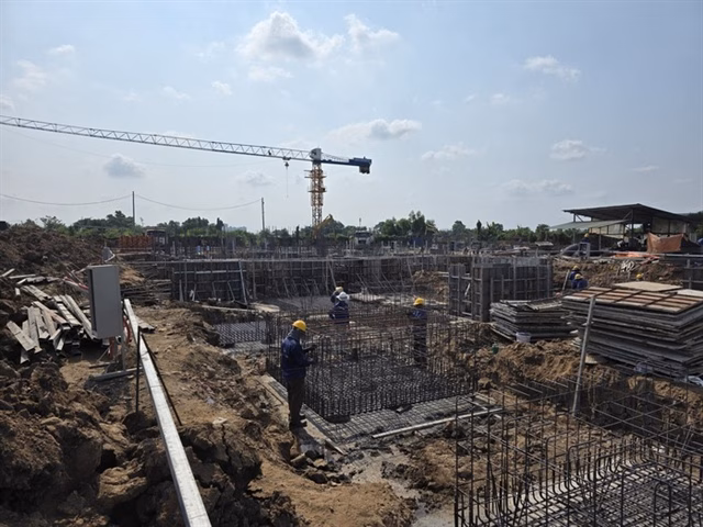 Một dự án nhà ở xã hội đang triển khai tại TPHCM, nơi áp lực về quỹ nhà cho người thu nhập thấp là rất lớn.