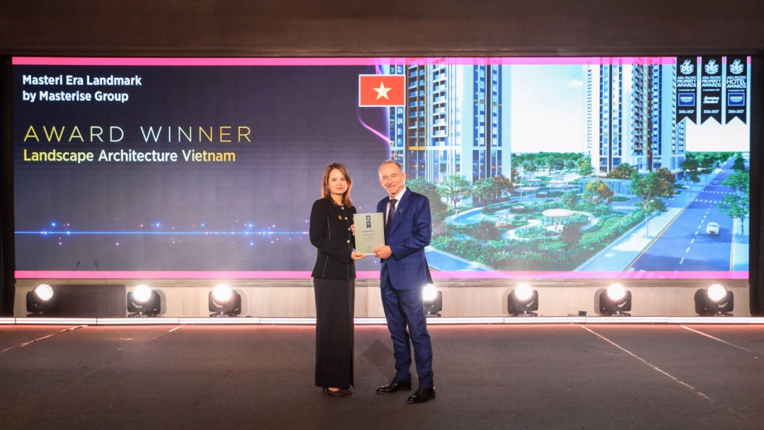 Sự tỉ mỉ trong thiết kế cảnh quan giúp Masteri Era Landmark ghi điểm với hội đồng APPA.